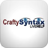 Crafty Syntax Live Help (CSLH) is an open source live support solution that helps customer support with live help functionality that can be proactively pushed to visitors to your site or requested by the consumer. Crafty Syntax includes a large range of features to allow multiple operators, multiple departments and multiple languages to be used.