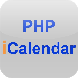 phpicalendar is an open source php application to parse and display shared icalendar-compatible calendars on a website. phpicalendar is released under the GNU/GPL terms.