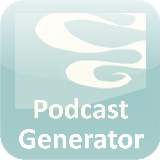Podcast Generator is a free web based podcast publishing script written in PHP: upload media files (audio-video) via a web form along with episode information and automatically create podcast w3c-compliant feed including iTunes specific tags. It also features a comprehensive web administration.